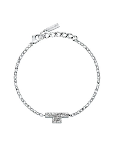 Bracciale TRUSSARDI donna T-Logo acciaio /...