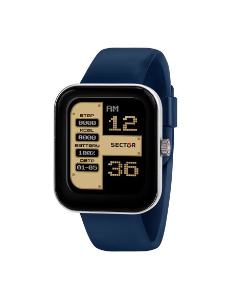Smartwatch Sector S-03 Digitale Multi-Funzione / Gomma Blu