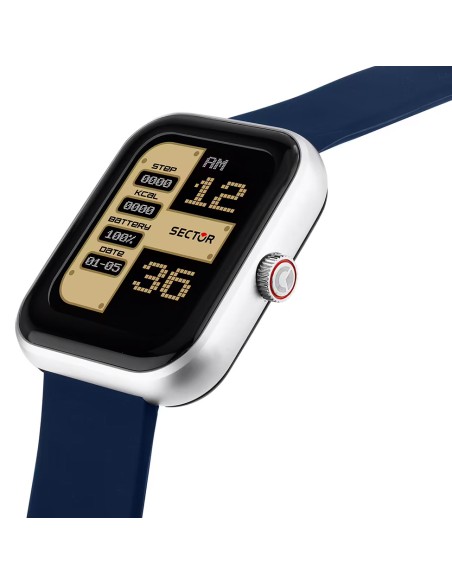Smartwatch Sector S-03 Digitale Multi-Funzione / Gomma Blu