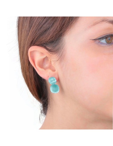 Orecchini MORELLATO donna Gemma argento 925 / celeste