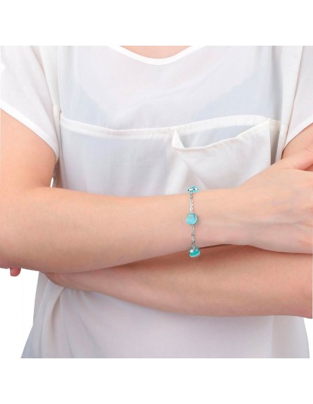 Bracciale MORELLATO donna Gemma argento 925 / celeste