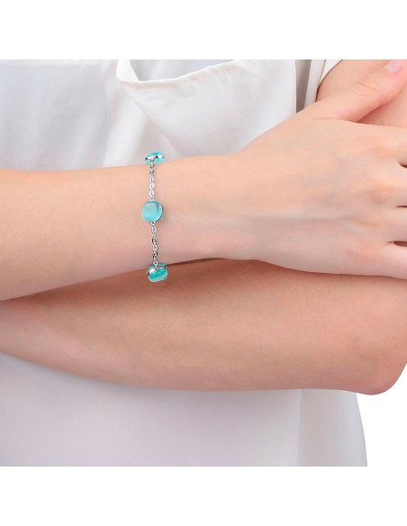Bracciale MORELLATO donna Gemma argento 925 / celeste