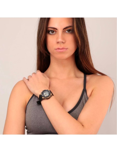 Orologio SECTOR unisex Ex-10 Digital nero / oro rosa