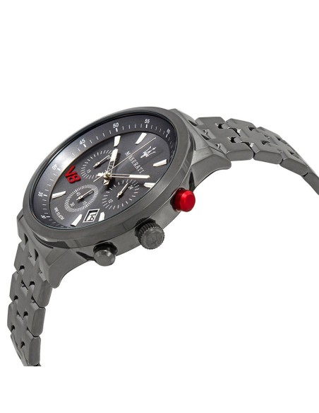 Orologio MASERATI uomo GT cronografo acciaio brunito