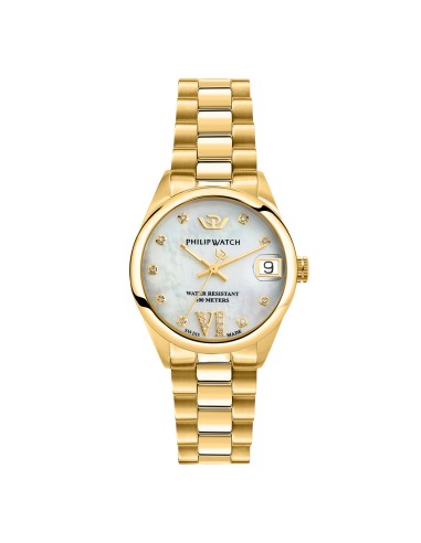 Philip Watch Caribe – Orologio Donna Dorato...