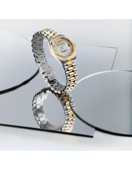 Philip Watch Caribe – Orologio Donna Bicolore Bianco Diamond (R8253597627)