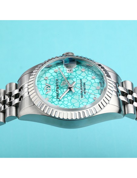 Orologio PHILIP WATCH donna Caribe acciaio / diamond / azzurro