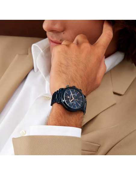 Orologio MASERATI uomo Epoca cronografo Blue Edition