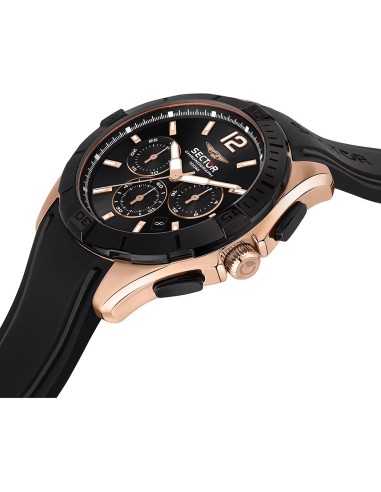 Orologio SECTOR uomo 790 cronografo gomma nero...