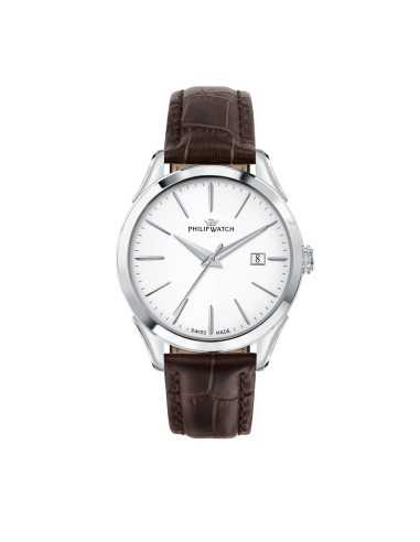 Orologio PHILIP WATCH uomo Roma pelle marrone /...