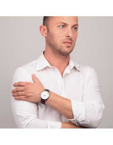 Orologio PHILIP WATCH uomo Roma pelle marrone /...