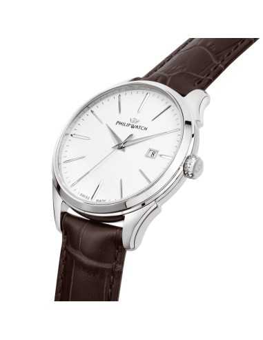 Orologio PHILIP WATCH uomo Roma pelle marrone /...
