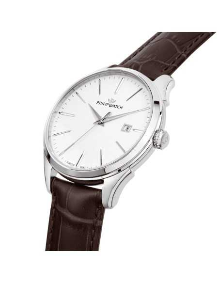 Orologio PHILIP WATCH uomo Roma pelle marrone / bianco