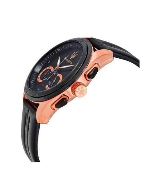 Maserati Traguardo – Orologio Uomo Pelle Nero Cronografo (R8871612027)