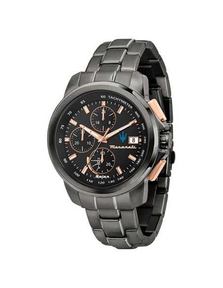Maserati Successo – Orologio Uomo Acciaio Nero Cronografo (R8873645008)