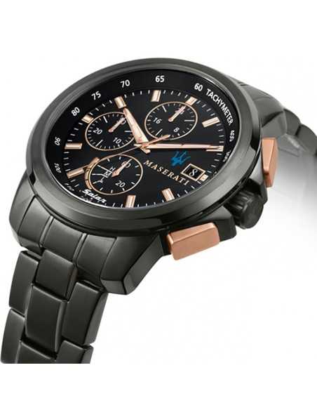 Maserati Successo – Orologio Uomo Acciaio Nero Cronografo (R8873645008)