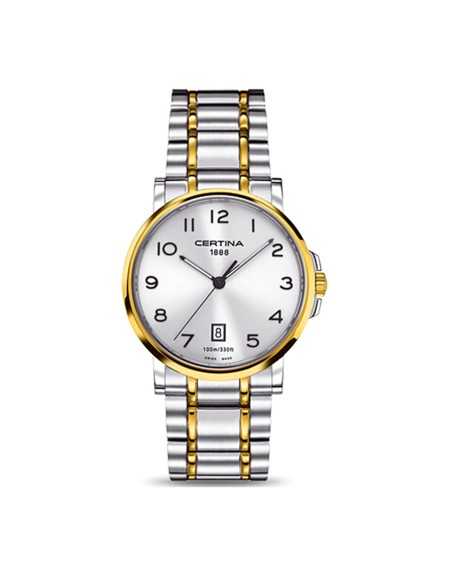 Orologio CERTINA uomo Mod. CAIMANO datario acciaio / oro