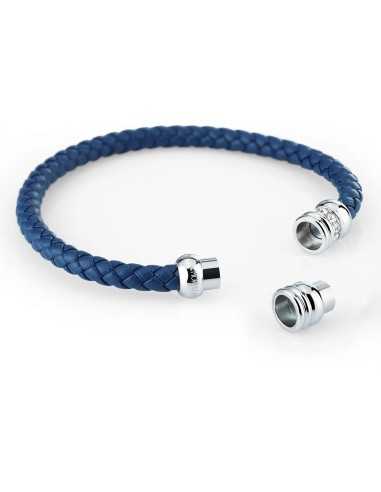 Bracciale MORELLATO uomo Moody pelle blu