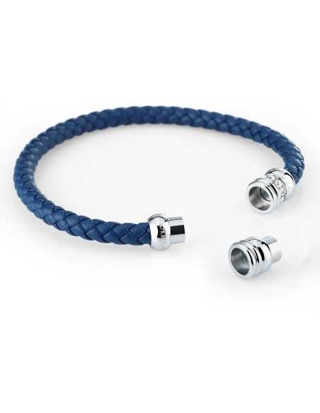 Bracciale MORELLATO uomo Moody pelle blu
