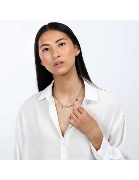 Collana LA PETITE STORY Love acciaio