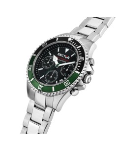 Orologio SECTOR Uomo 230 Cronografo Acciaio Nero/Verde... 2