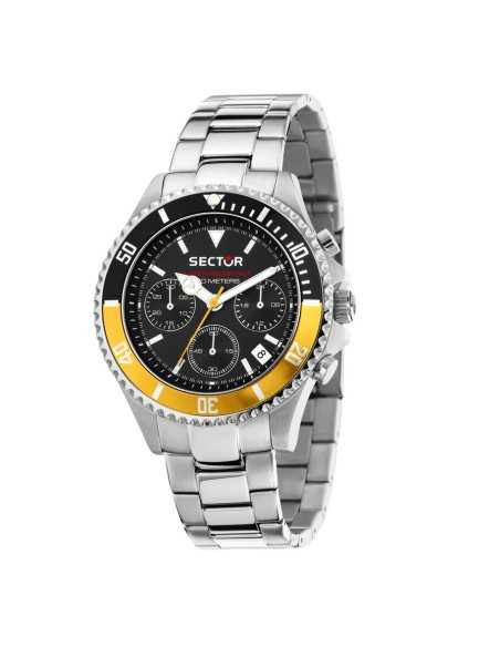 Sector 230 – Orologio Uomo Acciaio Nero/Giallo Cronografo (R3273661012)