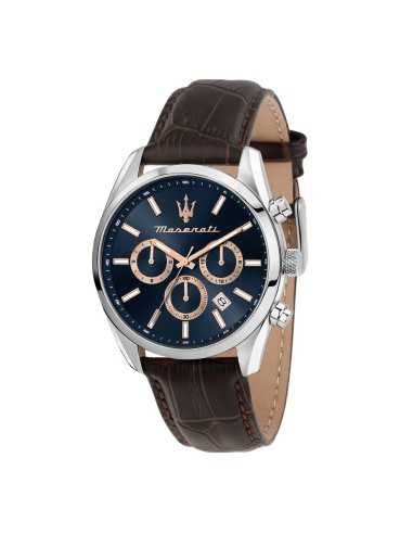 Maserati Attrazione – Orologio Uomo Marrone/Blu...