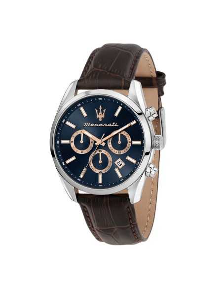 Maserati Attrazione – Orologio Uomo Marrone/Blu Multifunzione (R8851151003)