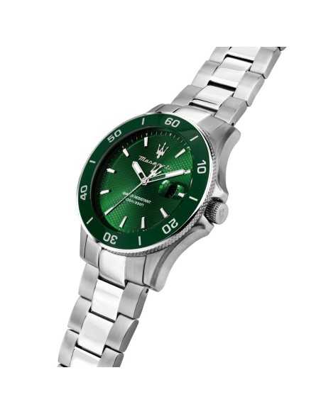 Maserati Competizione – Orologio Uomo Acciaio Verde con Datario (R8853100039)