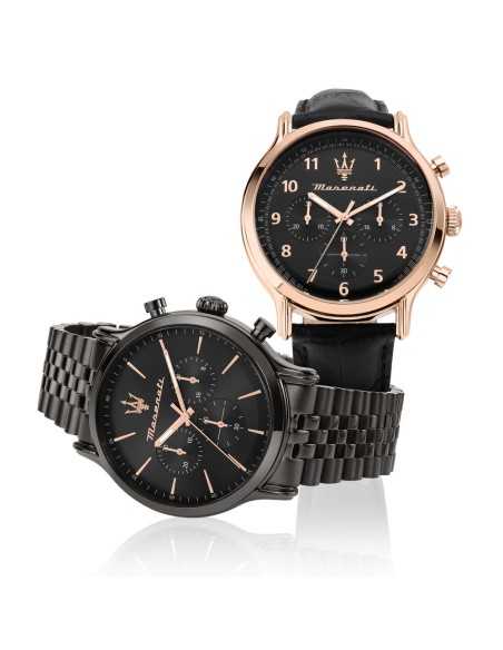 Orologio MASERATI Uomo Epoca Cronografo Acciaio Gun Limited