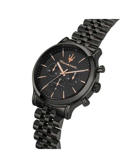 Orologio MASERATI Uomo Epoca Cronografo Acciaio Gun Limited