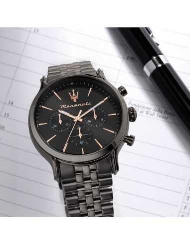 Orologio MASERATI Uomo Epoca Cronografo Acciaio...
