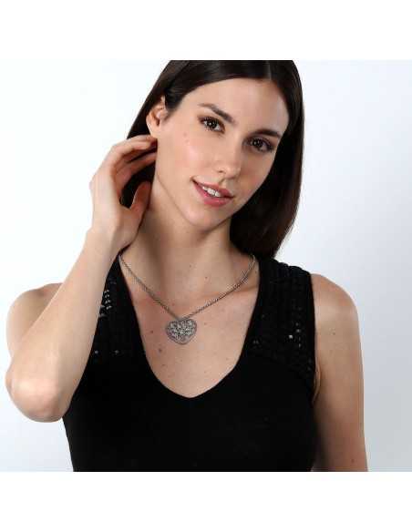 Morellato Incanto Collana Donna: Acciaio E Cristalli, Lunghezza 40+5 Cm