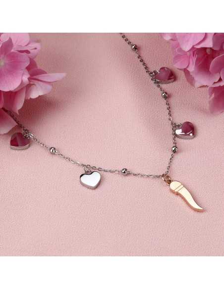 Collana MORELLATO donna Passioni peperoncino / cuori - Limited