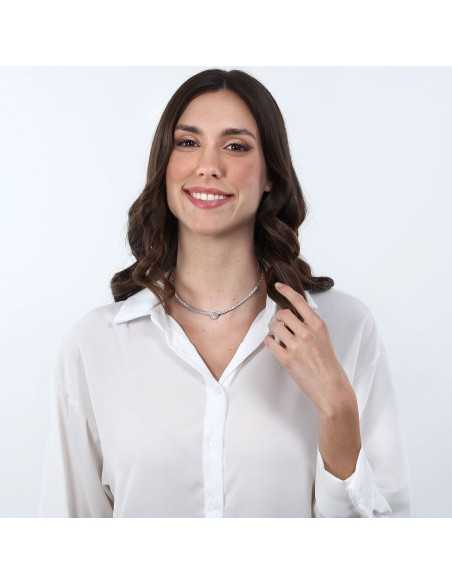 Collana MORELLATO donna Tesori argento 925 / cristalli (SAVB17)