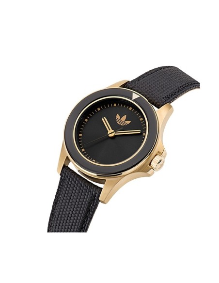 Orologio ADIDAS uomo EXPRESSION ONE pelle nero / dorato