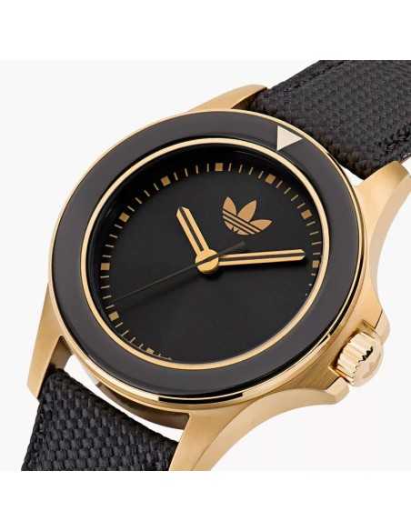 Orologio ADIDAS uomo EXPRESSION ONE pelle nero / dorato