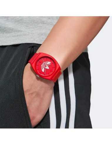 Orologio ADIDAS unisex PROJECT TWO gomma rosso
