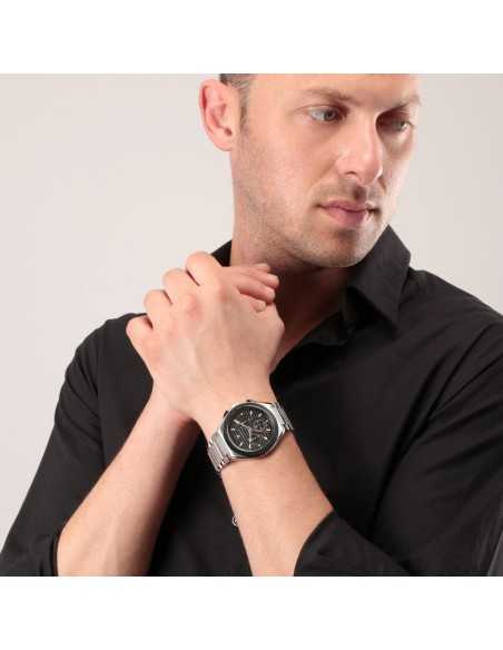 Orologio MASERATI uomo Triconic cronografo acciaio / nero