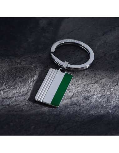 Portachiavi MORELLATO uomo Classic acciaio / verde