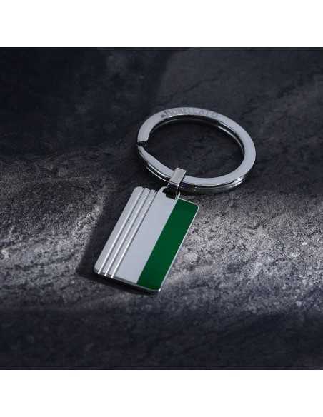 Portachiavi MORELLATO uomo Classic acciaio / verde