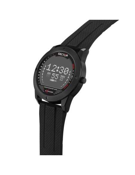 Orologio Sector EX-43 Digitale Uomo Cinturino Gomma Nero