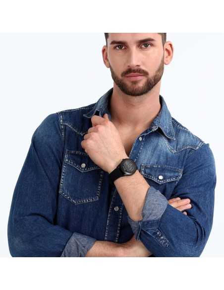 Orologio Sector EX-43 Digitale Uomo Cinturino Gomma Nero