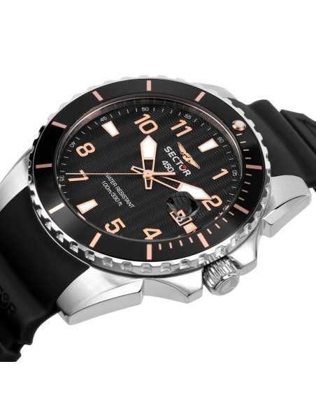 Sector 450 – Orologio Uomo Nero con Cinturino in Silicone (R3251276006)