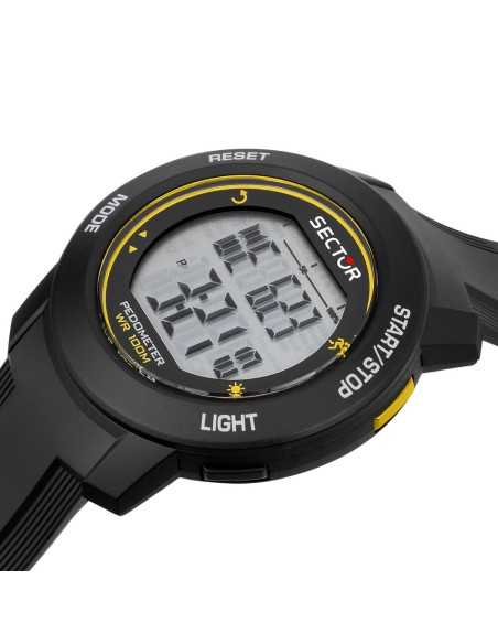 Orologio Sector EX-37 Digitale da Uomo Nero Multi-Funzione