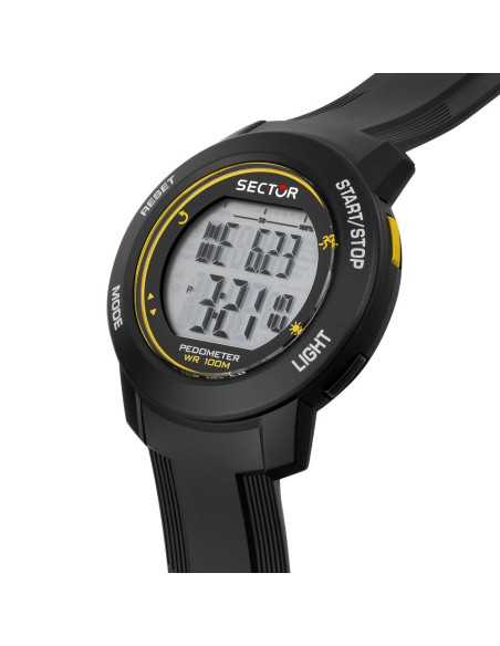 Orologio Sector EX-37 Digitale da Uomo Nero Multi-Funzione
