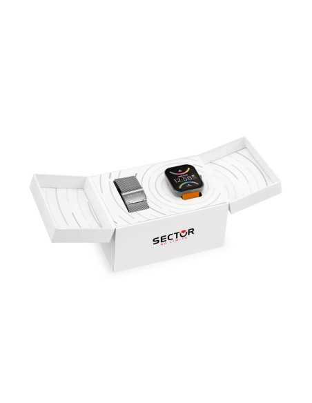 Smartwatch Sector S-03 Digitale Multi-Funzione Mesh Arancione