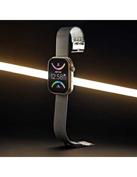 Smartwatch Sector S-03 Digitale Multi-Funzione Mesh Arancione
