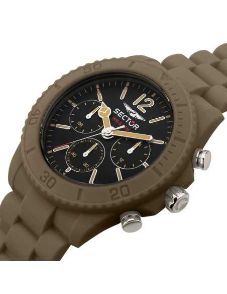 Orologio SECTOR uomo Diver multi gomma marrone / nero