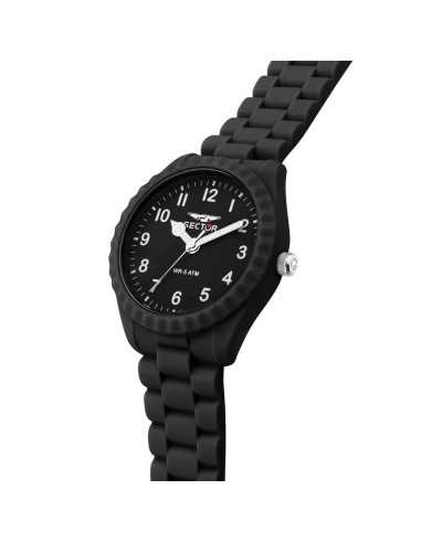 Orologio SECTOR unisex Diver tempo gomma nero